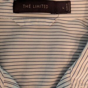 The Limited Blue Striped Dress Or Tunic